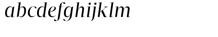 Velino Display Book Italic Font LOWERCASE