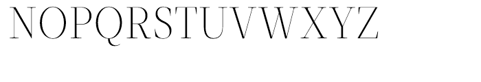 Velino Display Condensed Thin Font UPPERCASE
