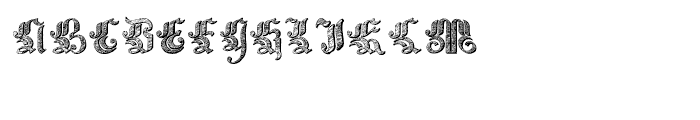 Velvet Gothic Regular Font LOWERCASE