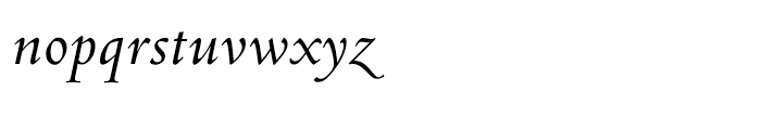 Venetian 301 Demibold Italic Font LOWERCASE