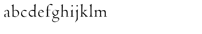 Venetian 301 Regular Font LOWERCASE