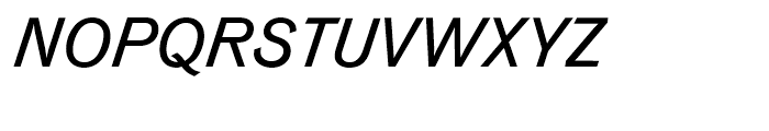 Venus Medium Italic Font UPPERCASE