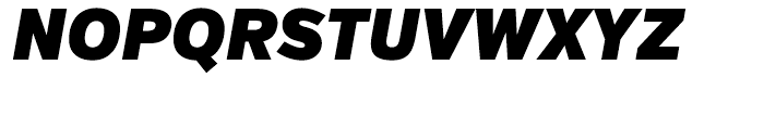 Verb Condensed Ultra Italic Font UPPERCASE