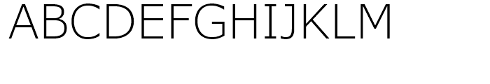 Verdana Pro Light Font UPPERCASE