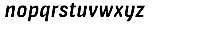 Veriox Semibold Italic Font LOWERCASE