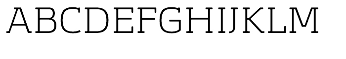 Vezus Serif Light Font UPPERCASE