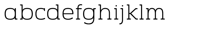 Vezus Serif Light Font LOWERCASE