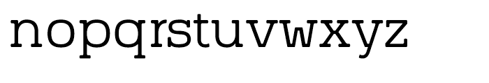 Vezus Serif Regular Font LOWERCASE