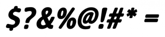 Vecta Bold Italic Font OTHER CHARS
