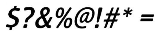 Vecta Italic Font OTHER CHARS