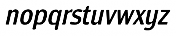 Vecta Italic Font LOWERCASE