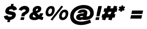 Vedo Extra Bold Italic Font OTHER CHARS