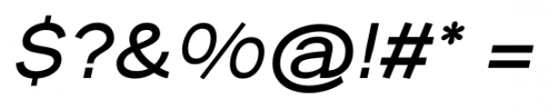 Vedo Italic Font OTHER CHARS