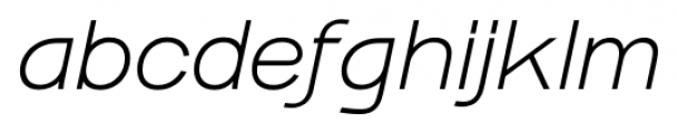 Vedo Light Italic Font LOWERCASE