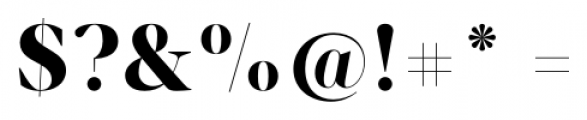 Velino Display Black Font OTHER CHARS