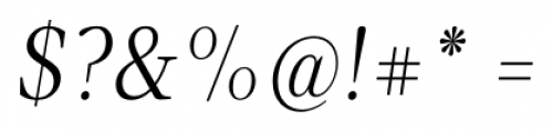 Velino Text Light Italic Font OTHER CHARS