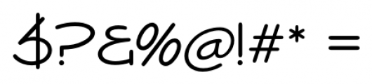 Vellum Regular Font OTHER CHARS