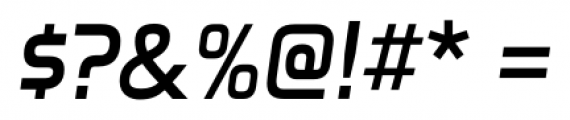 Venacti SemiBold Italic Font OTHER CHARS