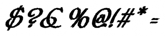 Veneribe Oblique Font OTHER CHARS