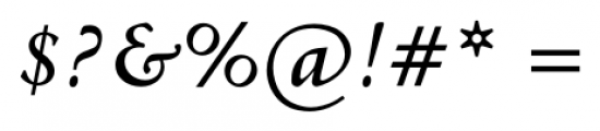 Venetian 301 Bold Italic Font OTHER CHARS