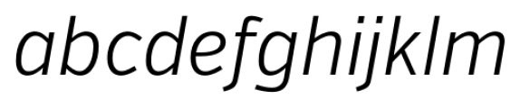 Verb Condensed Light Italic Font LOWERCASE