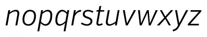 Verb Condensed Light Italic Font LOWERCASE