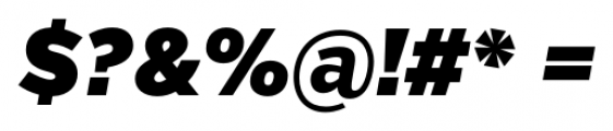 Verb Condensed Ultra Italic Font OTHER CHARS