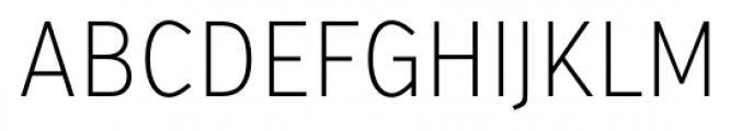 Verb Extra Condensed Extralight Font UPPERCASE