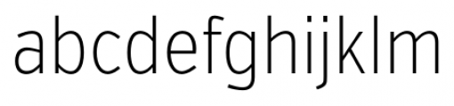 Verb Extra Condensed Extralight Font LOWERCASE