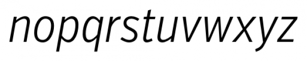 Verb Extra Condensed Light Italic Font LOWERCASE