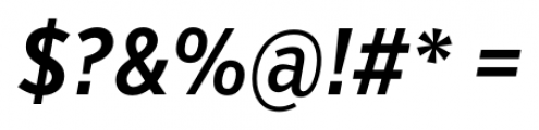 Verb Extra Condensed Semibold Italic Font OTHER CHARS