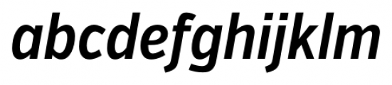 Verb Extra Condensed Semibold Italic Font LOWERCASE