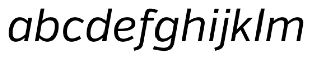 Verb Italic Font LOWERCASE