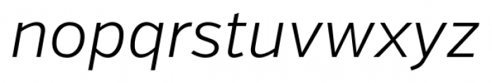 Verb Light Italic Font LOWERCASE