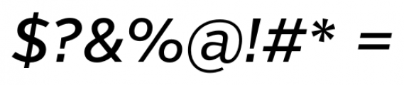 Verb Medium Italic Font OTHER CHARS