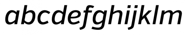 Verb Medium Italic Font LOWERCASE