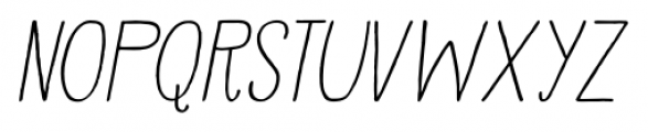 Vermilion Italic Font LOWERCASE