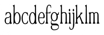 Vertrina Condensed Condensed Regular Font LOWERCASE