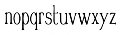 Vertrina Condensed Condensed Regular Font LOWERCASE