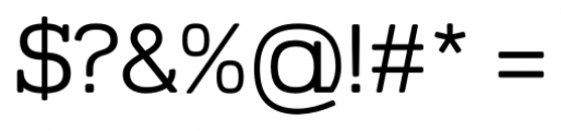Vezus Serif Regular Font OTHER CHARS