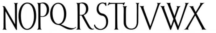 Vectis Miniscule Condensed Font UPPERCASE