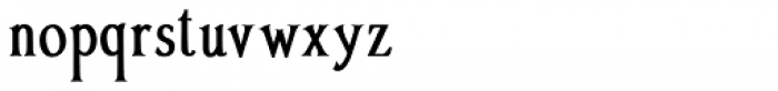 Vectis Miniscule Condensed Font LOWERCASE