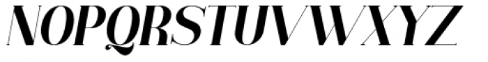 Vectory  Semi Bold Italic Font UPPERCASE
