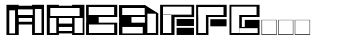 Vectrex Light Font UPPERCASE