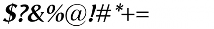 Vega Antikva Bold Italic Font OTHER CHARS