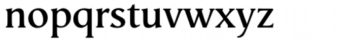 Vega Antikva SemiBold Font LOWERCASE