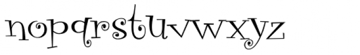 Vegacute Font LOWERCASE