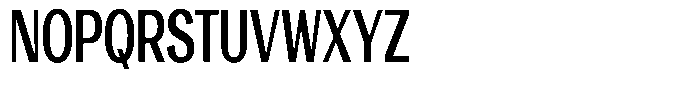 Vegora Bold Extra Condensed Font UPPERCASE