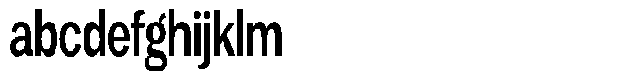 Vegora Bold Extra Condensed FONT