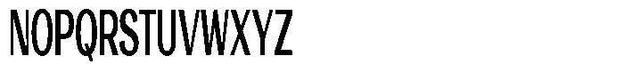 Vegora Bold Ultra Condensed Font UPPERCASE